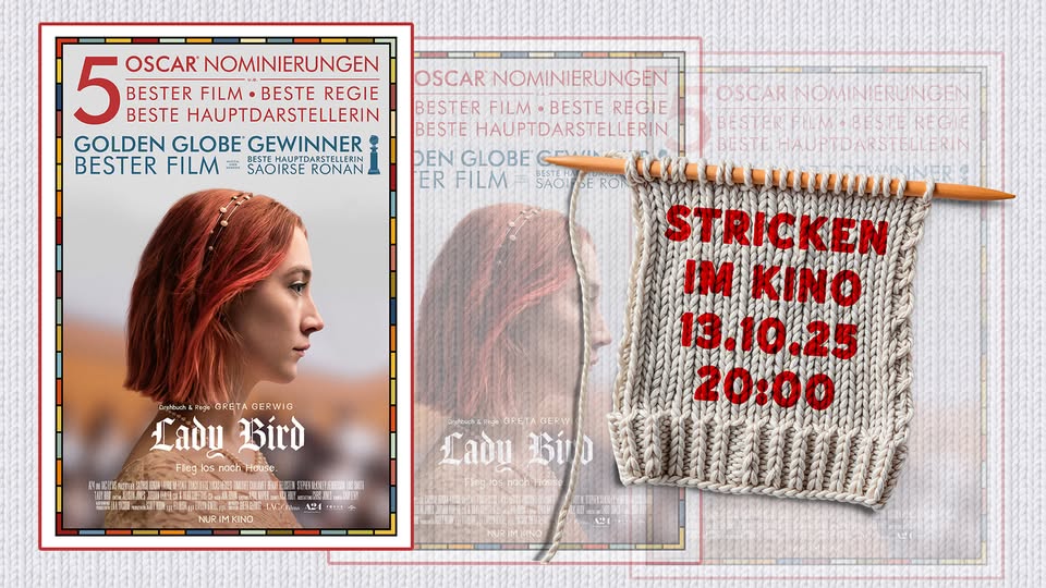 Knitting in the cinema: LADY BIRD by Greta Gerwig | Cinema Intimate Berlin