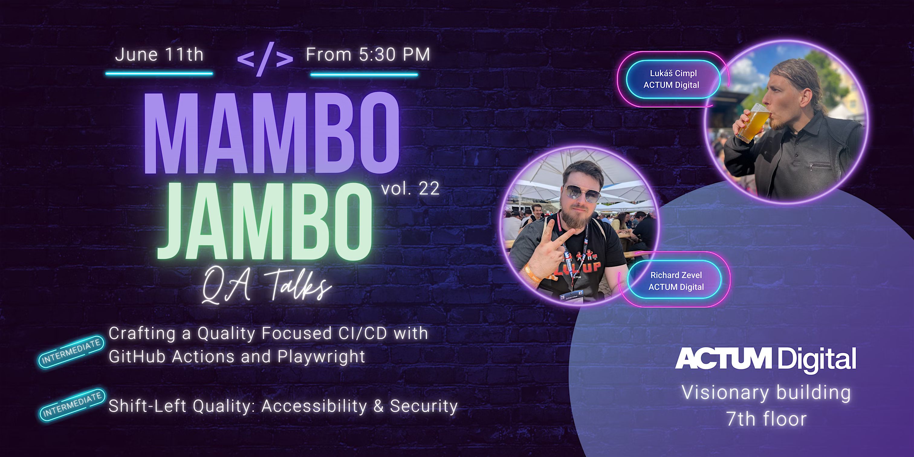 Mambo Jambo Talks v22 - QA Edition