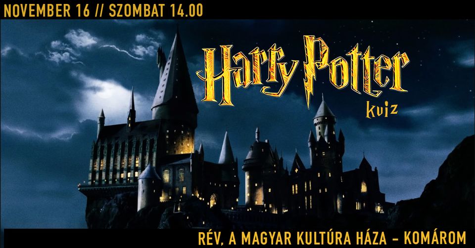 Harry Potter kvíz a komáromi Révben