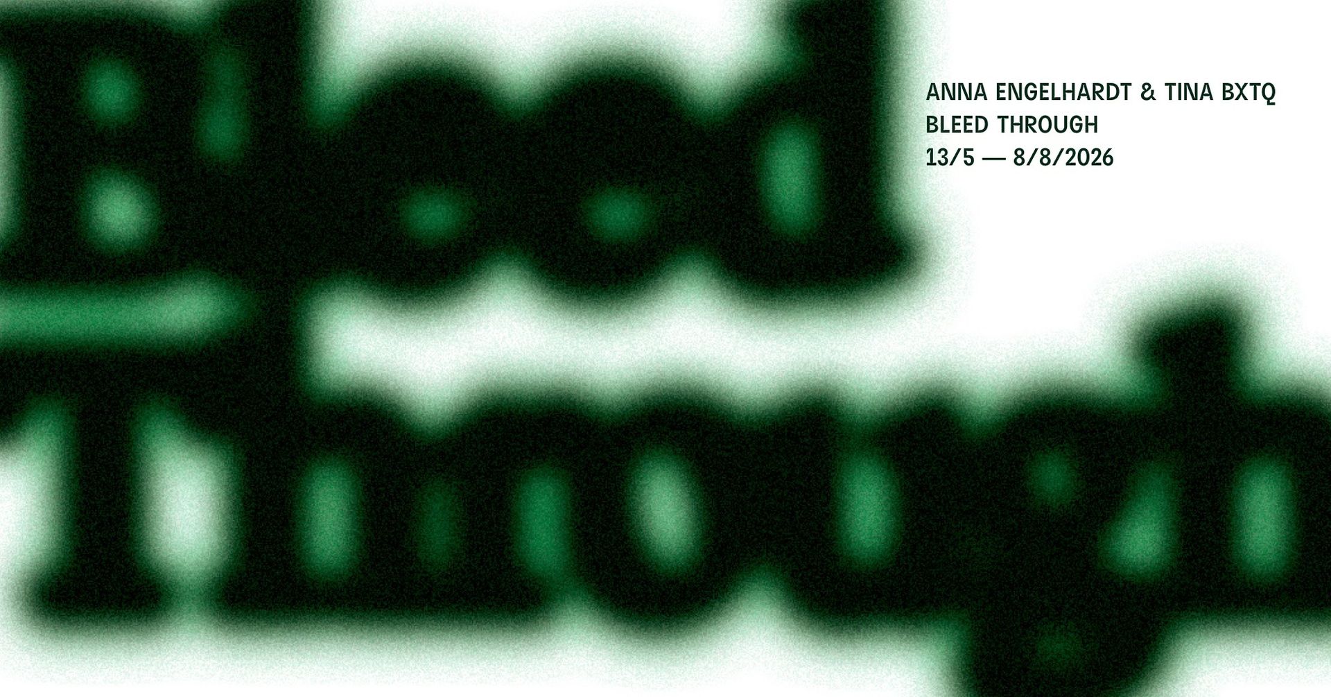 Vernisáž + Performance / Anna Engelhardt & Tina Bxtq / Bleed Through ⛓️🩸