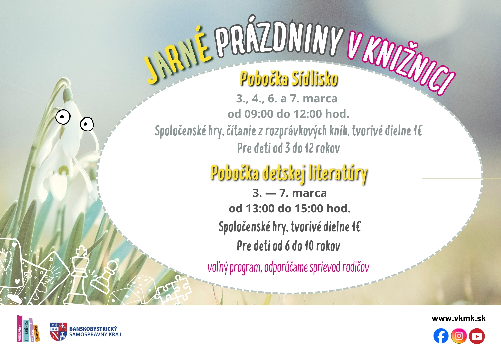 Jarné prázdniny v knižnici