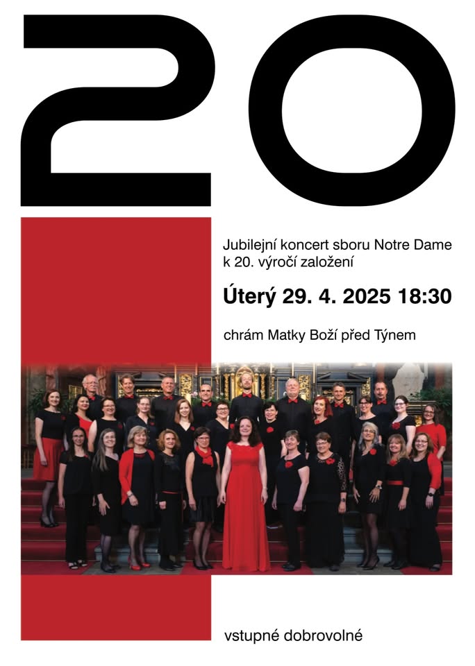 Výroční koncert sboru Notre Dame