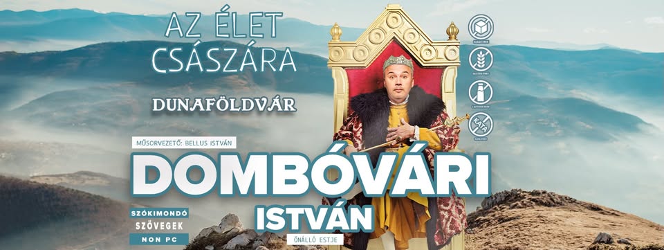 Dombóvári István önálló estje Dunaföldváron! Mv. Bellus István