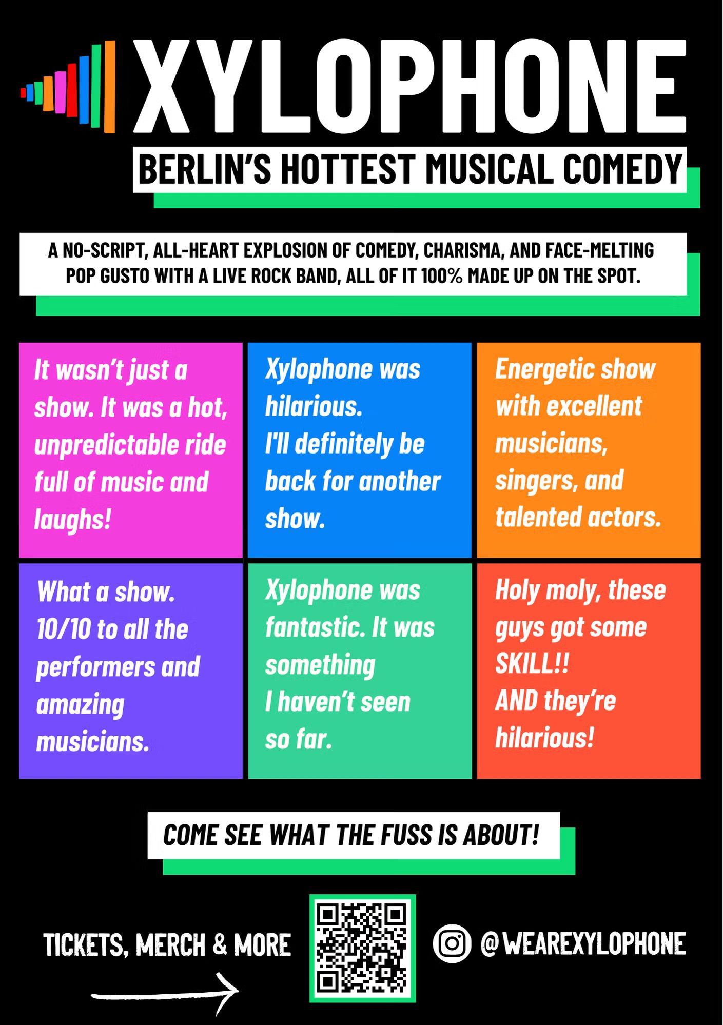 XYLOPHONE
Berlin’s Hottest Musical Comedy!