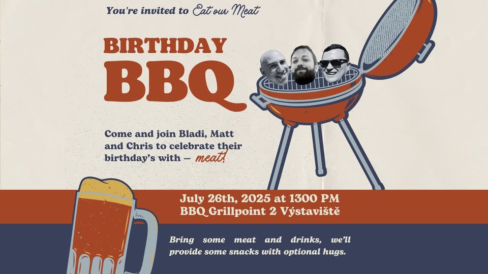 Bladi, Matt & Chris's Birthday BBQ