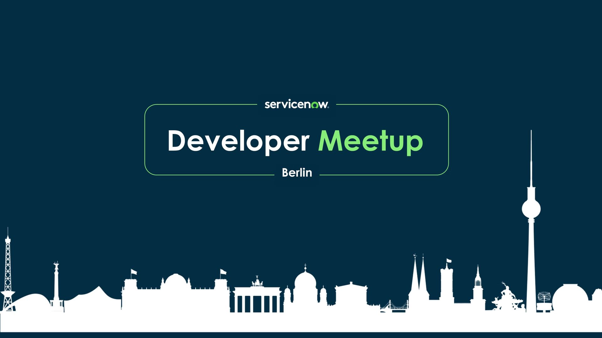 Autumn Edition: ServiceNow Developer Meetup in Berlin