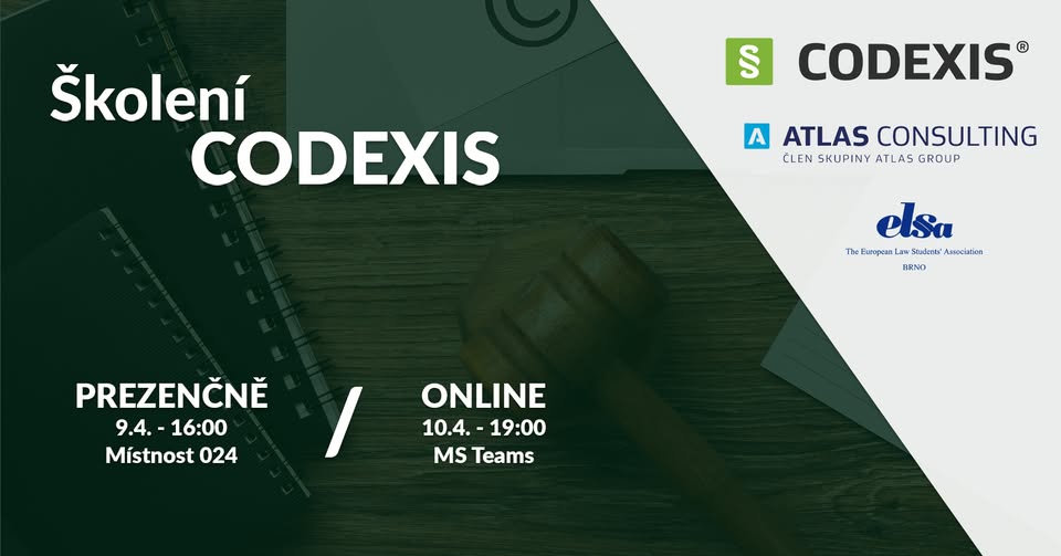 Školení právního informačního systému CODEXIS