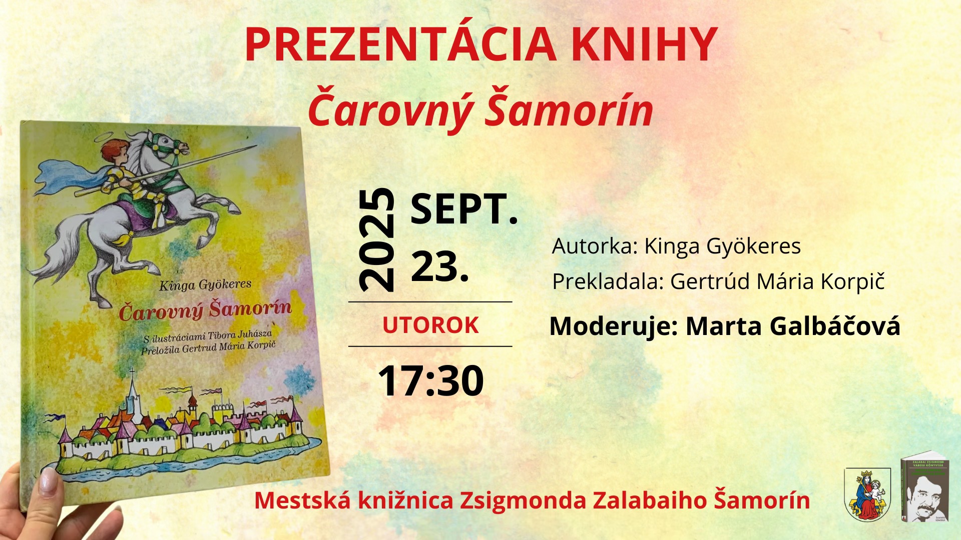 Prezentácia knihy: Čarovný Šamorín