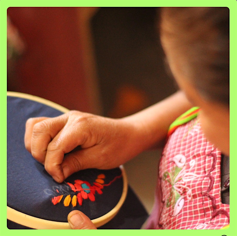 Stitching 'Spring Upcycling'