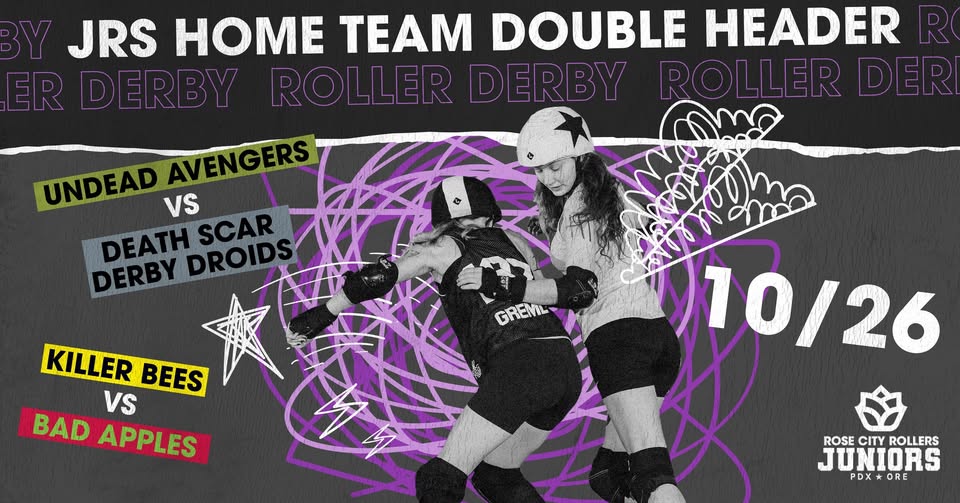 Juniors Roller Derby Halloween Doubleheader!