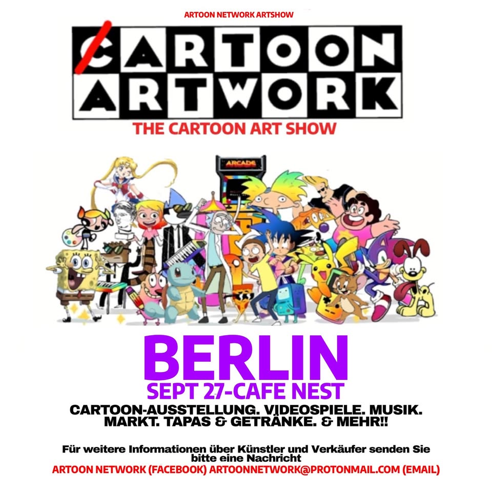 ARTOON NETWORK: The Cartoon Art Show : BERLIN