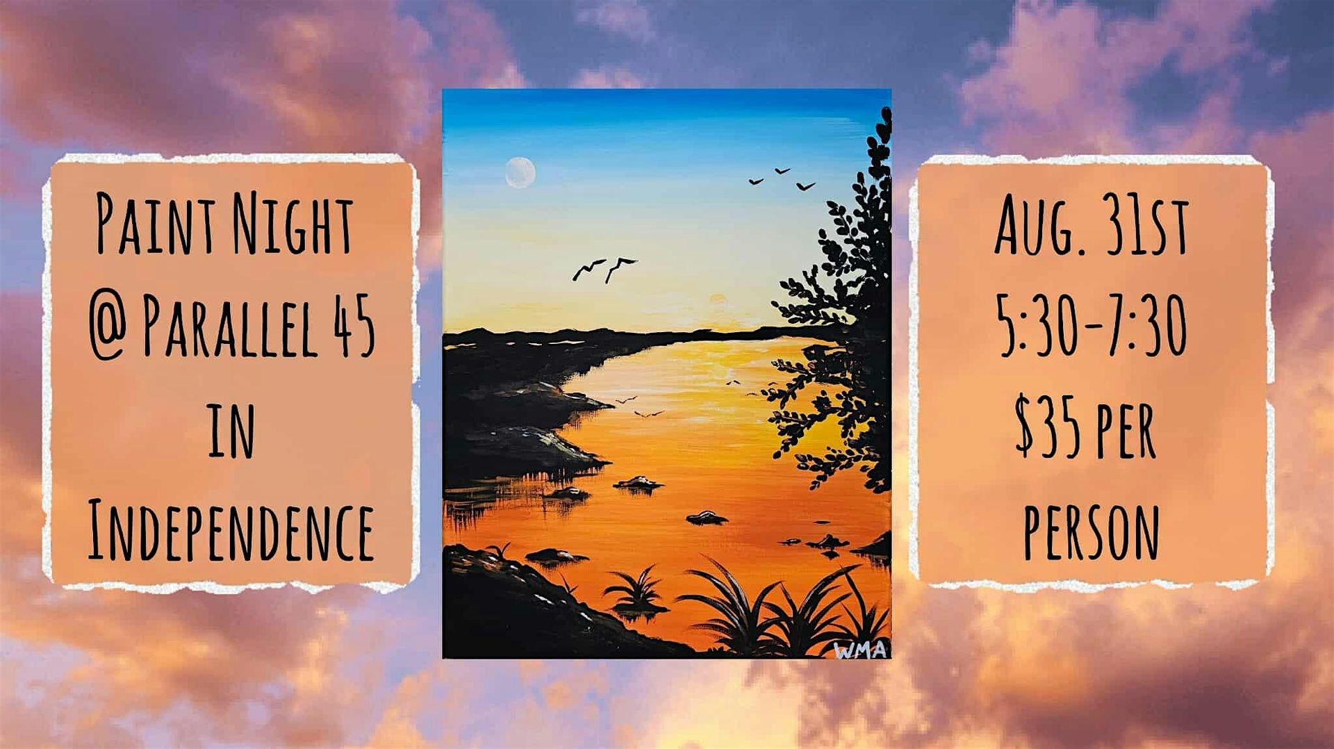 Paint and Sip At Parallel 45 Brewing