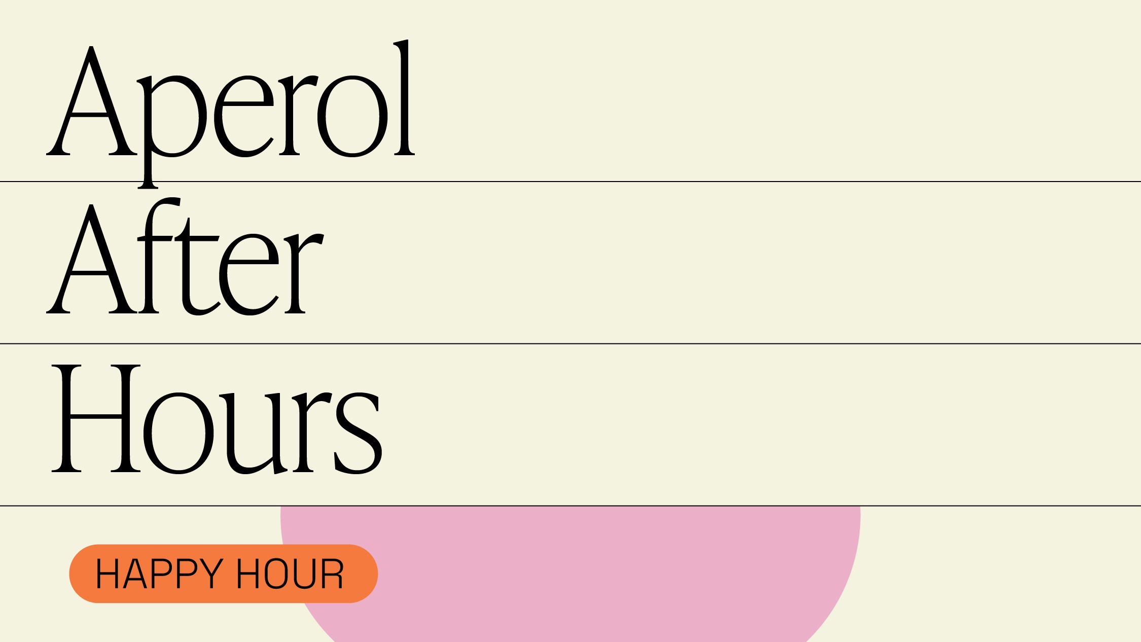Aperol After Hours at Outsite Cowork Cafe
