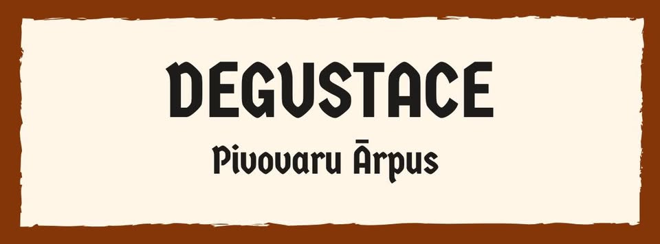 Degustace Pivovaru Ārpus v Sibeeria Tap Room