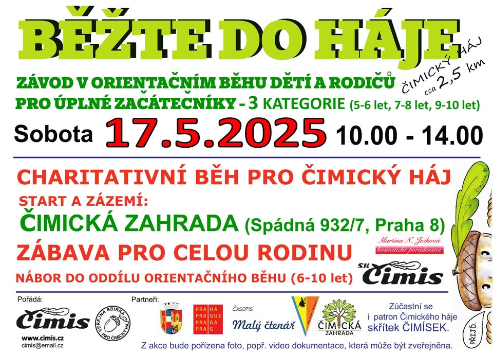 Běžte do háje 2025 - Charitativní běh