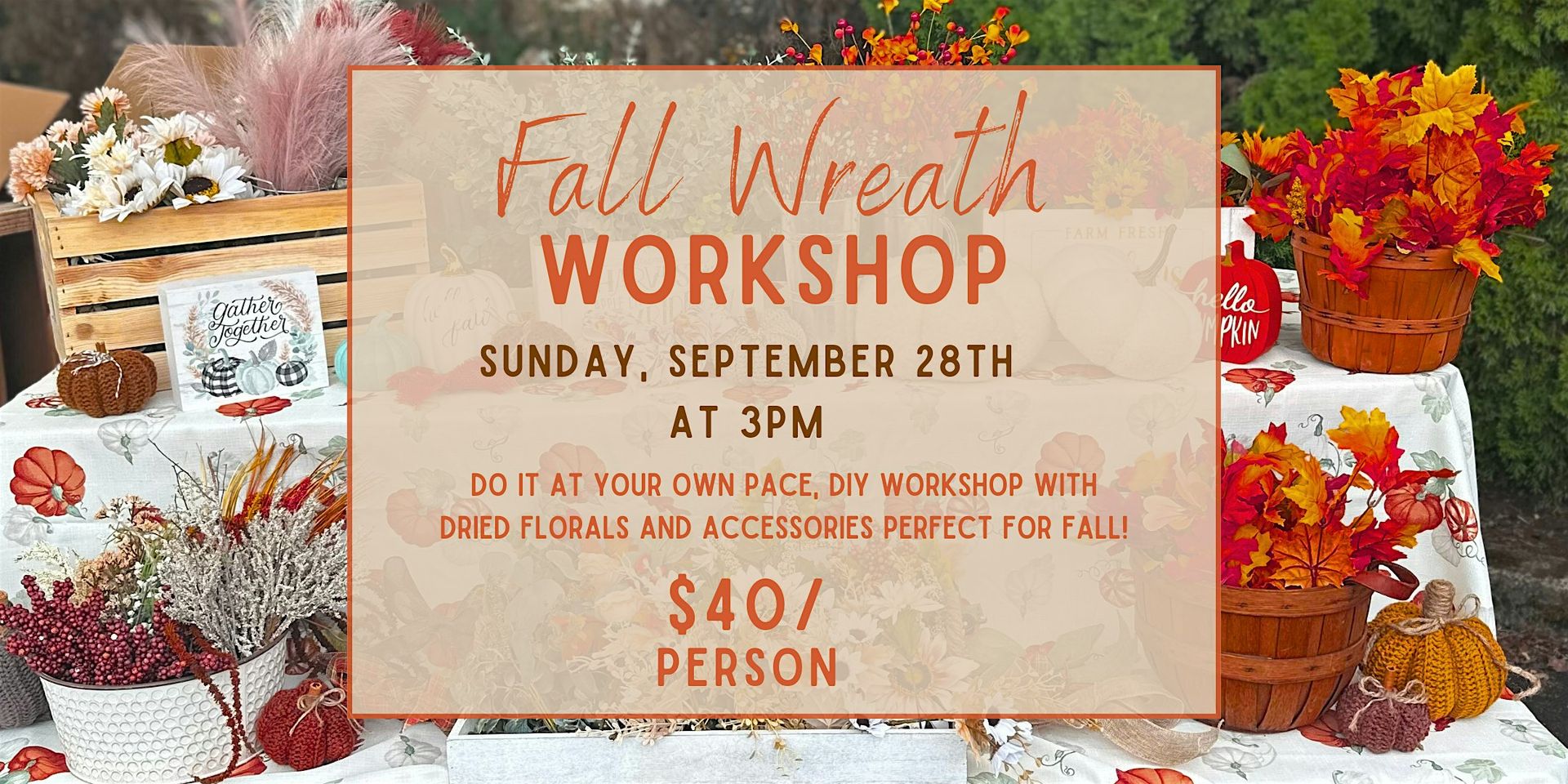 Fall Wreath Workshop