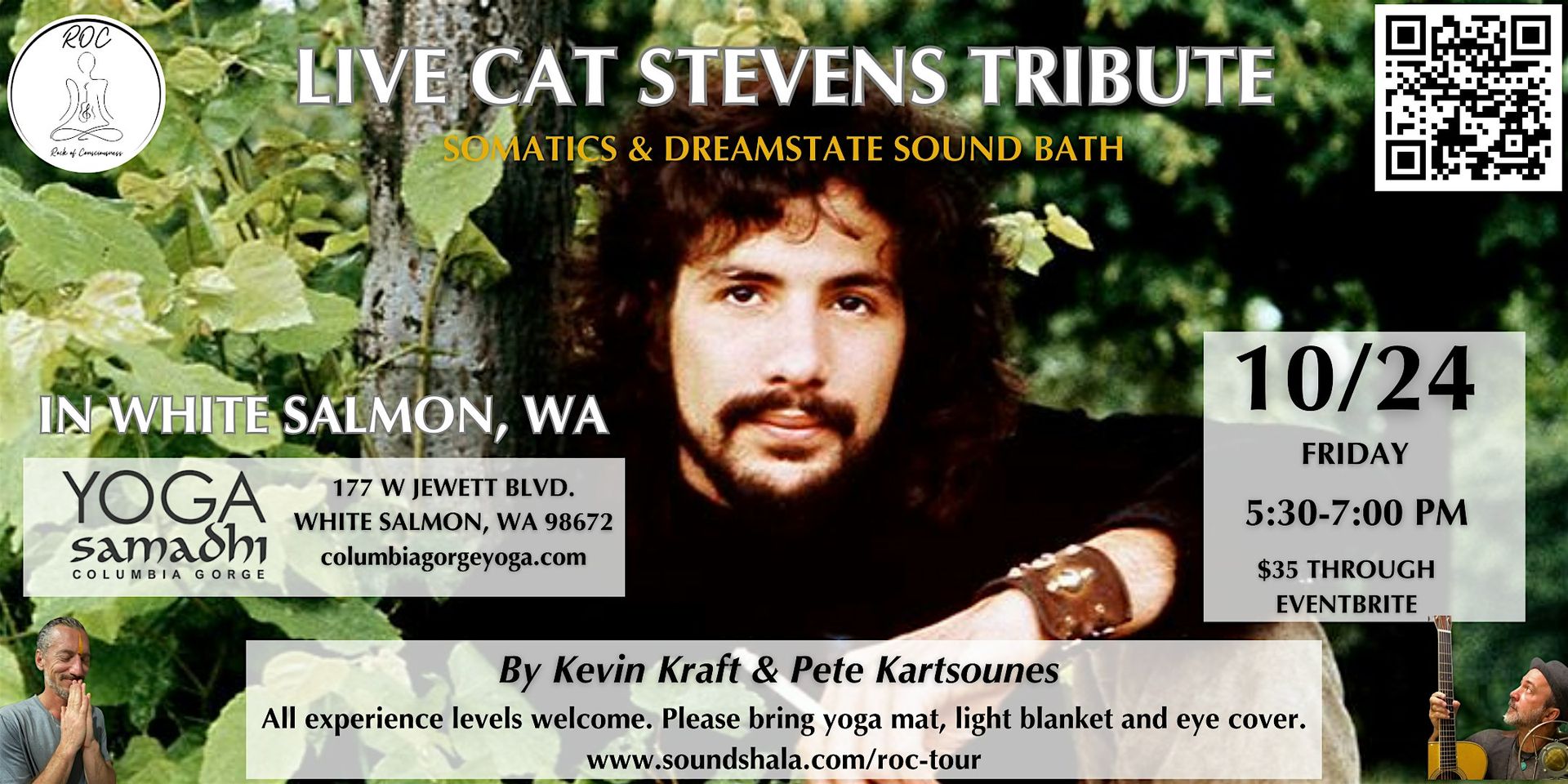 Cat Stevens Tribute Somatics & Soundbath
