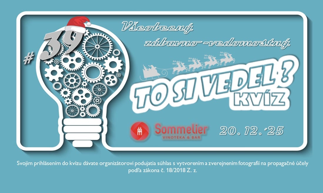 TO SI VEDEL? kvíz v Sommelier vinotéka & bar