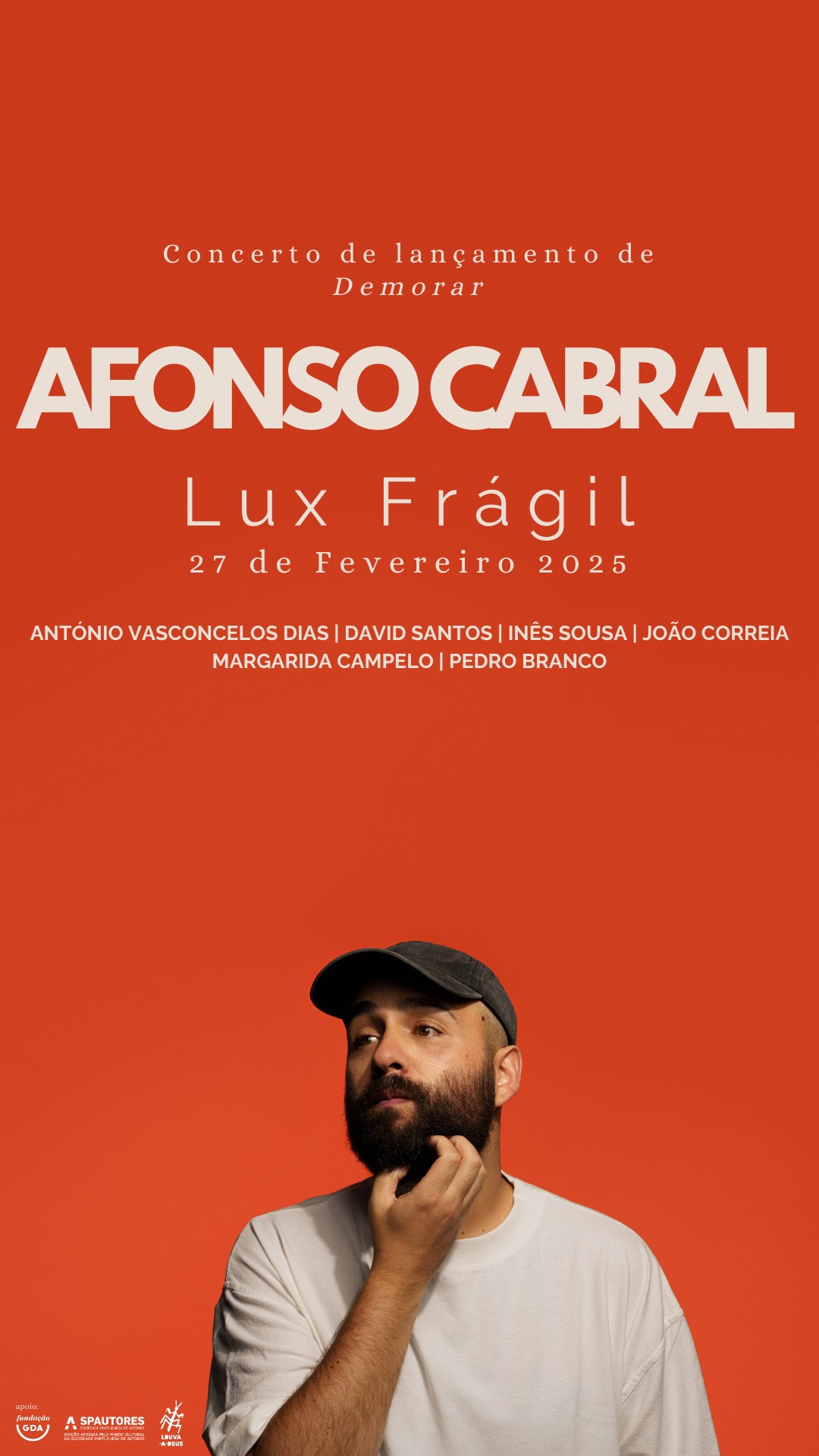 Afonso Cabral @ Lux Frágil | Concerto de apresentação de Demorar