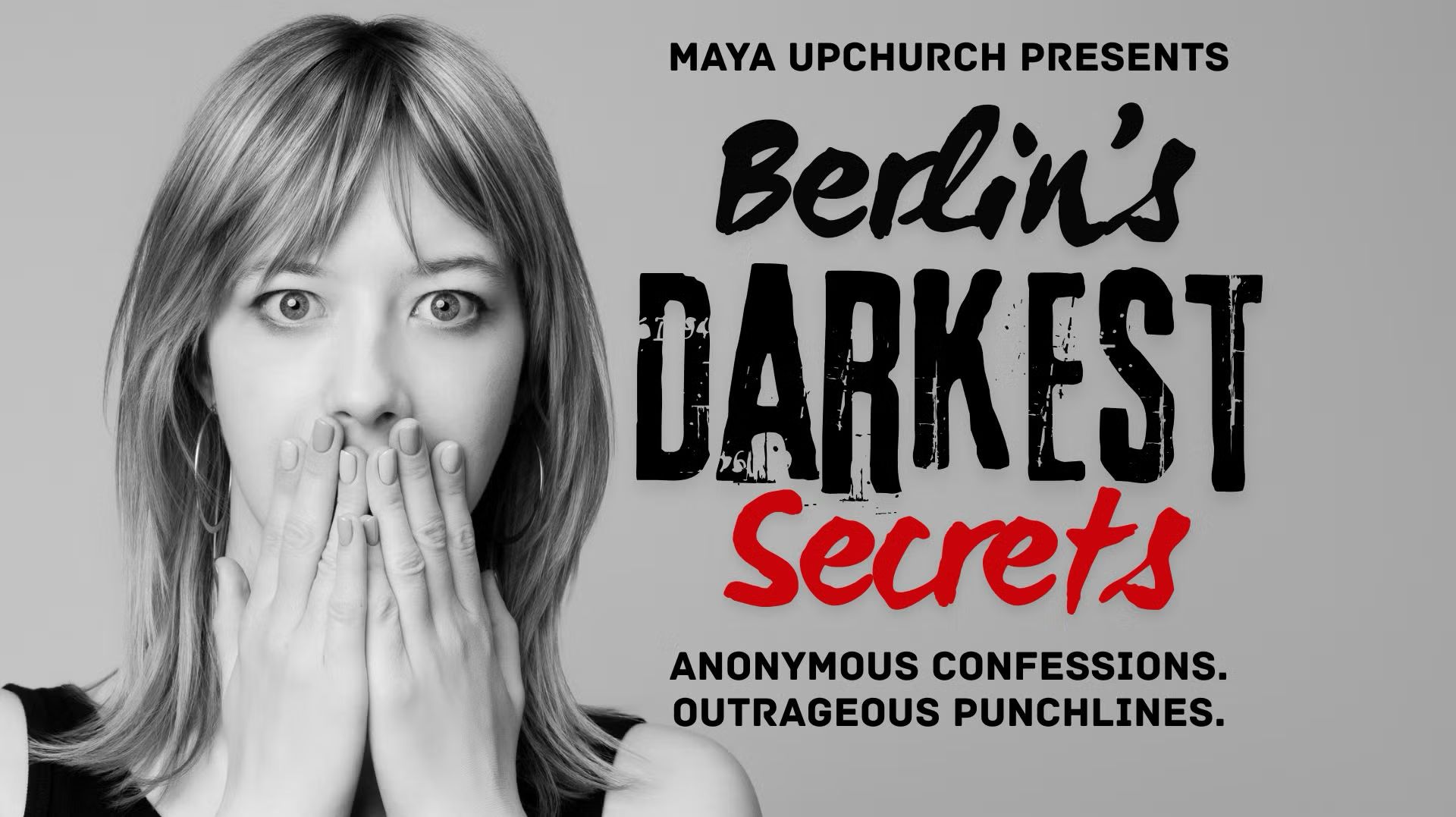 BERLIN’S DARKEST SECRETS - COMEDY AND CONFESSIONS