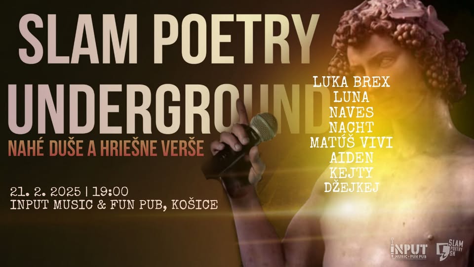 SLAM POETRY UNDERGROUND vol.2 | Nahé duše a hriešne verše