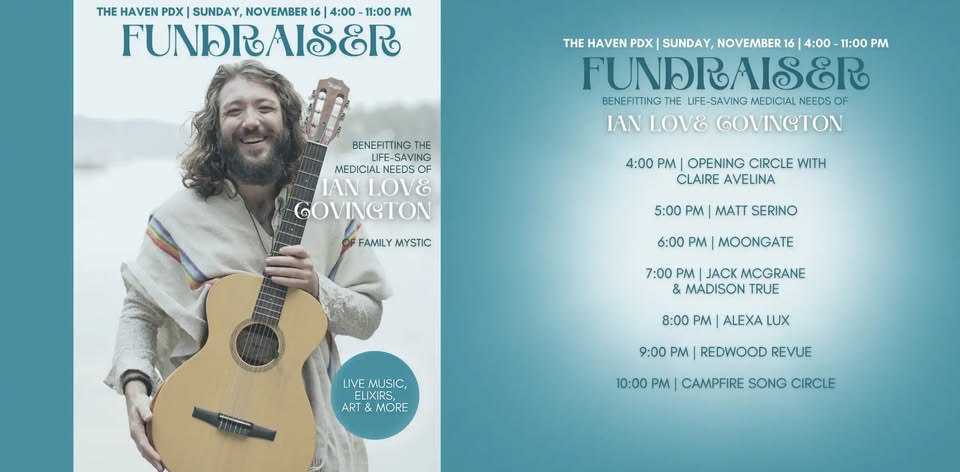 Fundraiser for Ian Love Covington of Family Mystic!