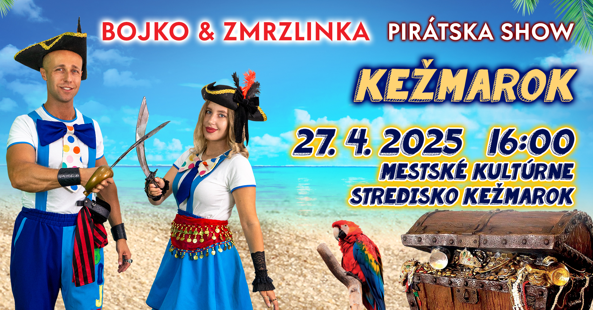 BOJKO A ZMRZLINKA - PIRÁTSKA SHOW KEŽMAROK