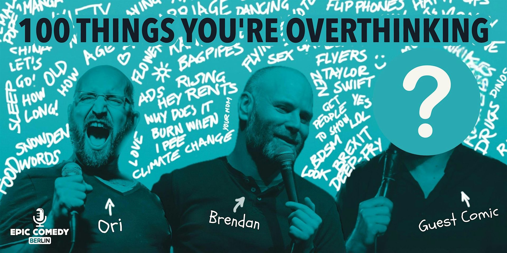 100 Things You're Overthinking: An Improv Stand-up Comedy Game Show!