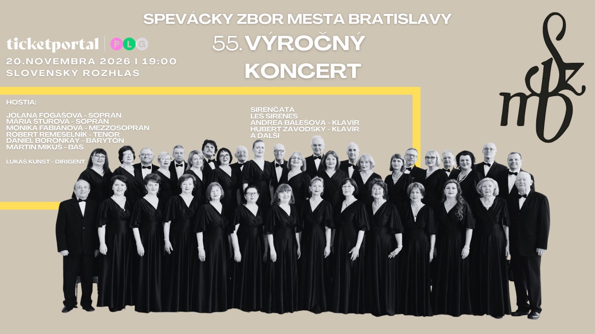 55. Výročný koncert Speváckeho zboru mesta Bratislavy