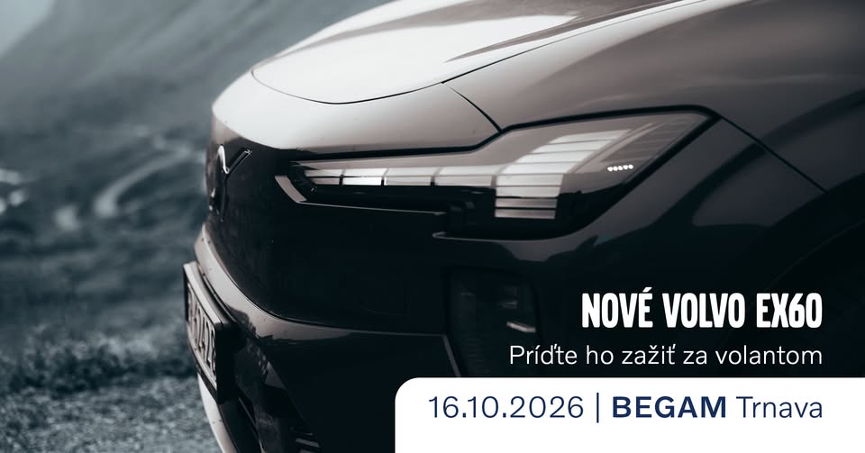 Volvo EX60 | Testovacie jazdy v BEGAM Trnava