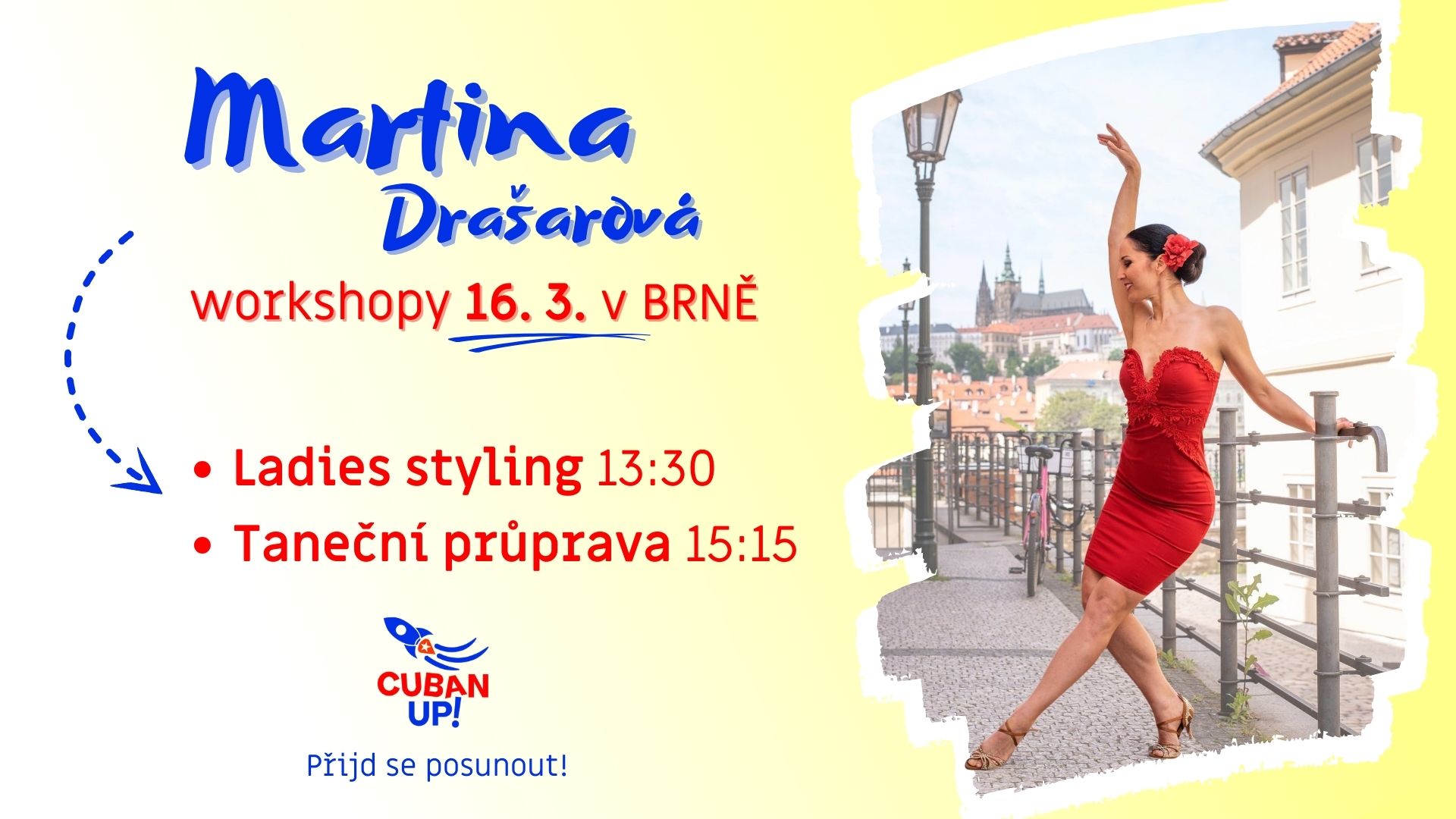 Taneční workshopy s Martinou Darašarovou