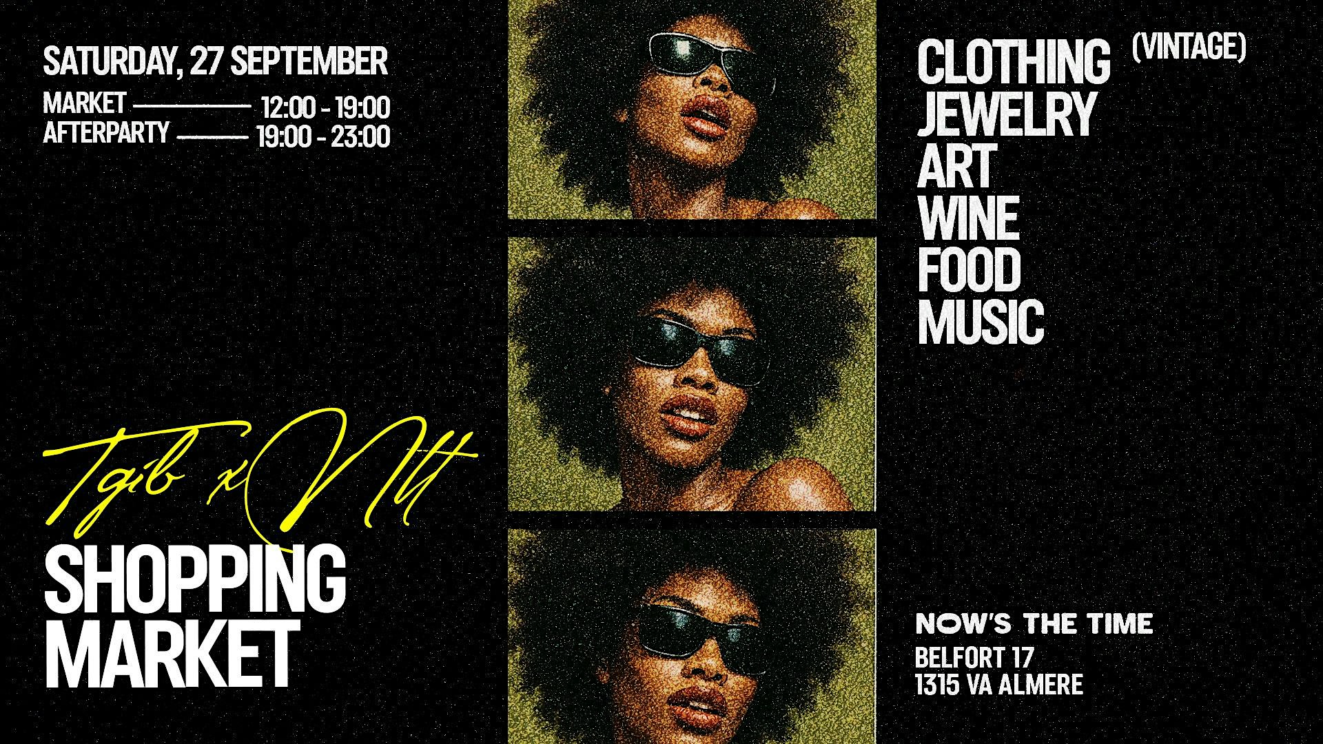 SHOPPING MARKET + AFTERPARTY