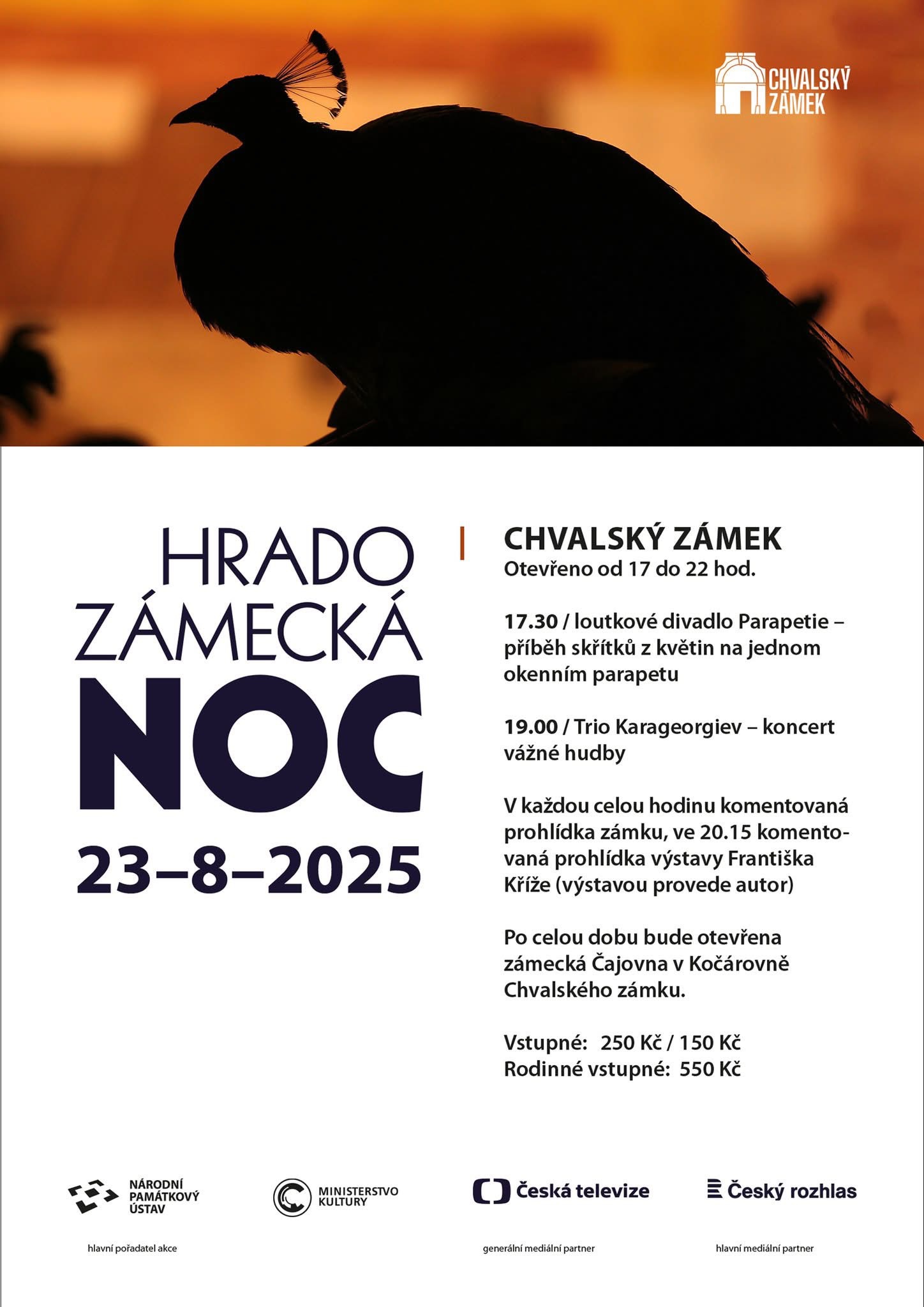 Hradozámecká noc🌜: loutkové divadlo, koncert i čajovna