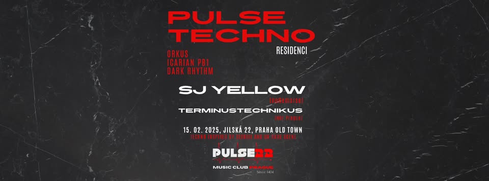Pulse Techno w/ SJ Yellow & TerminusTechnikus