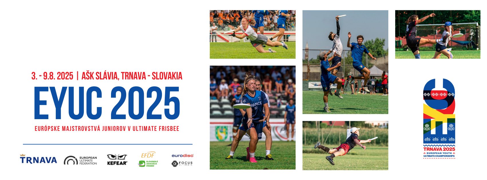 EYUC 2025 - European youth ultimate championship - Trnava, Slovakia