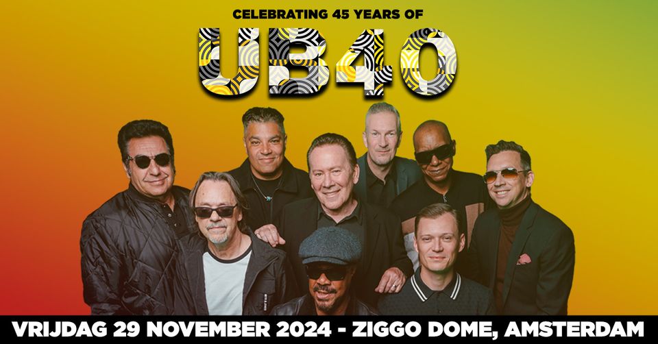 UB40: Celebrating 45 years of UB40
