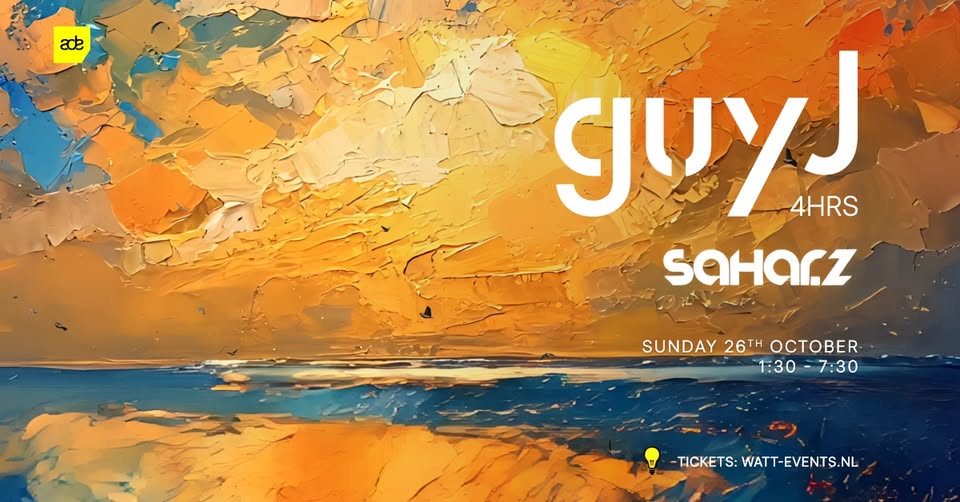 Guy J ADE boatparty