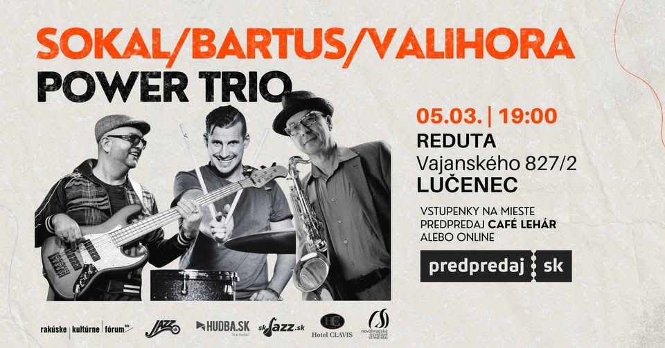Sokal Bartus Valihora Power Trio