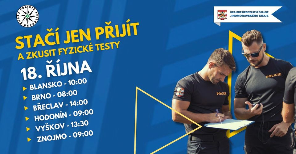 Stačí jen přijít 18. října 2024!