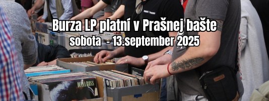 Burza LP platní v Prašnej bašte
