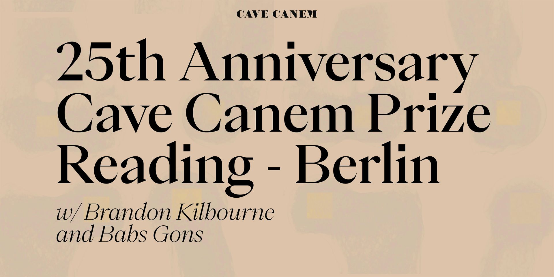 25th Anniversary Cave Canem Prize Reading - Berlin