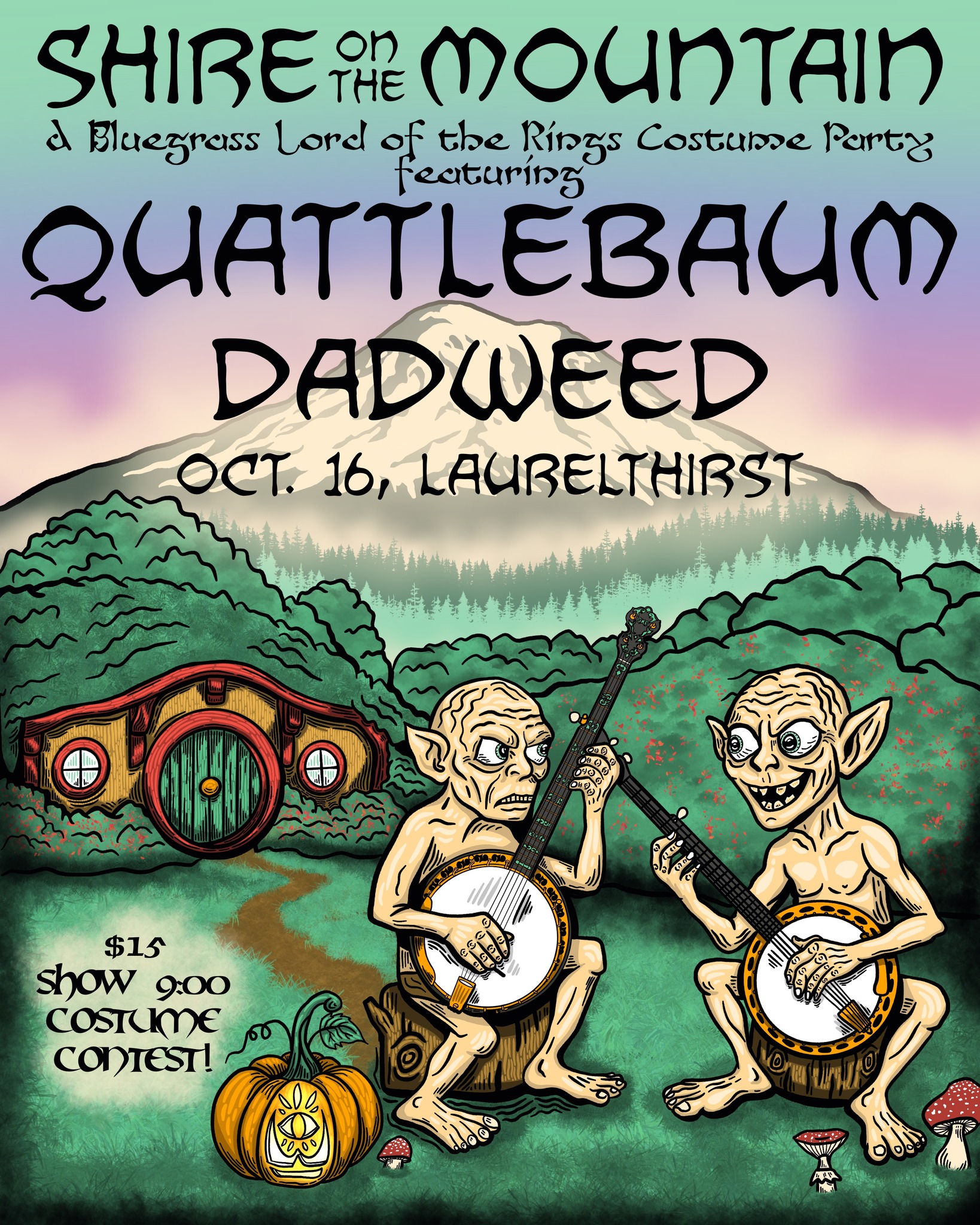 Shire on the Mountain: A Bluegrass LOTR Costume Party with Quattlebaum & Dadweed