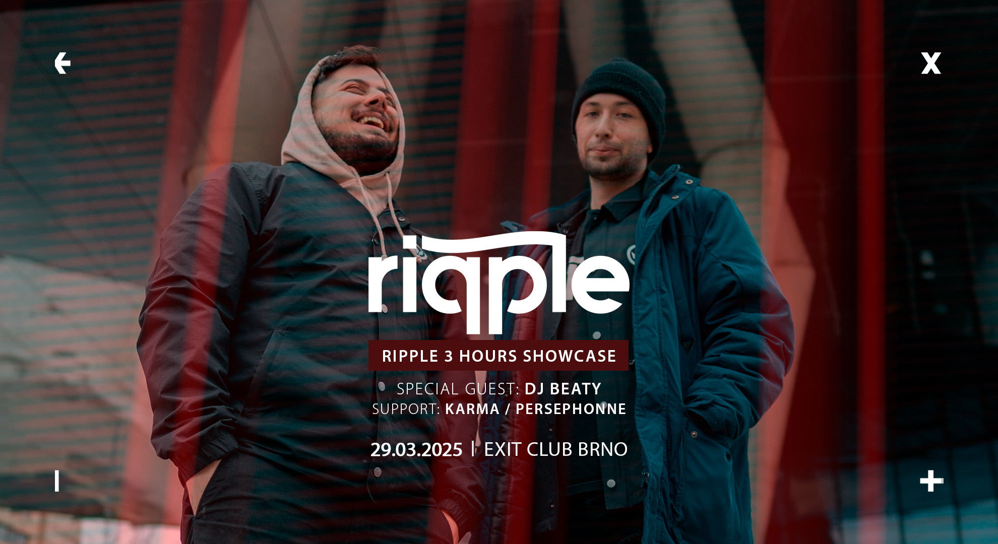 RIPPLE(3 HOUR SHOWCASE) @ EXIT BRNO I DRUM&BASS EVENT