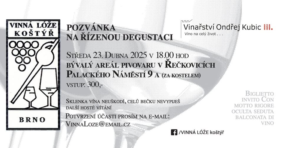 Řízená degustace Vinařství Ondřej Kubic III