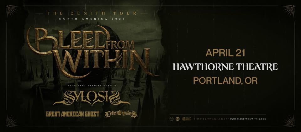 Bleed From Within - Hawthorne Theatre - Portland, OR