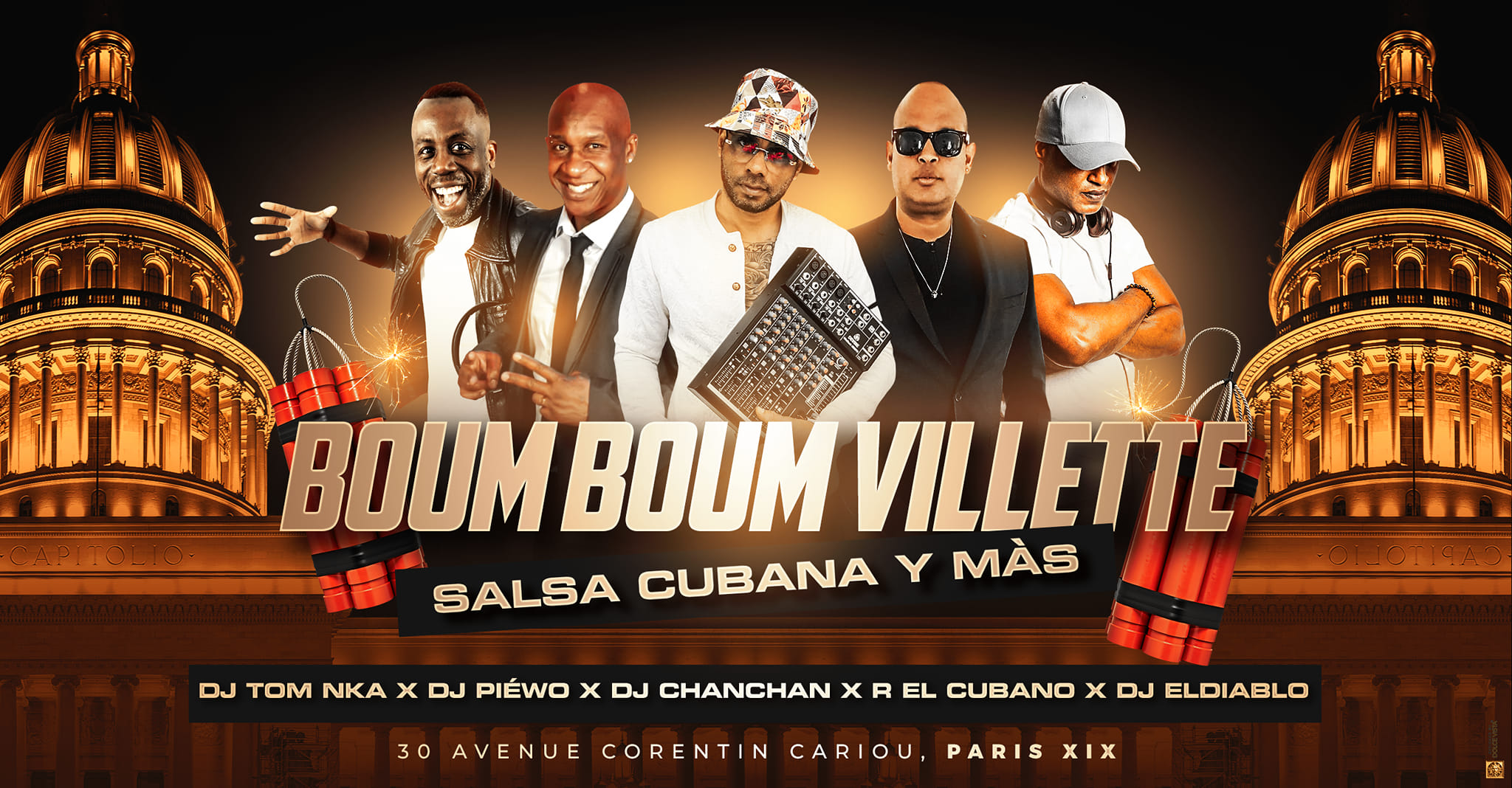 Mercredi Salsa à Boum Boum Villette / Soirée Gratuite