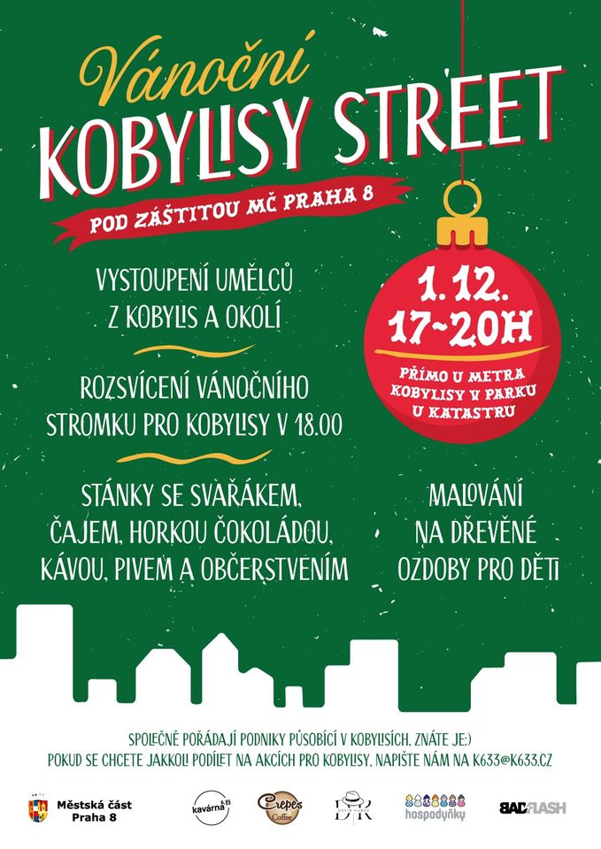 ROZSVÍCENÍ VÁNOČNÍHO STROMKU KOBYLISY.