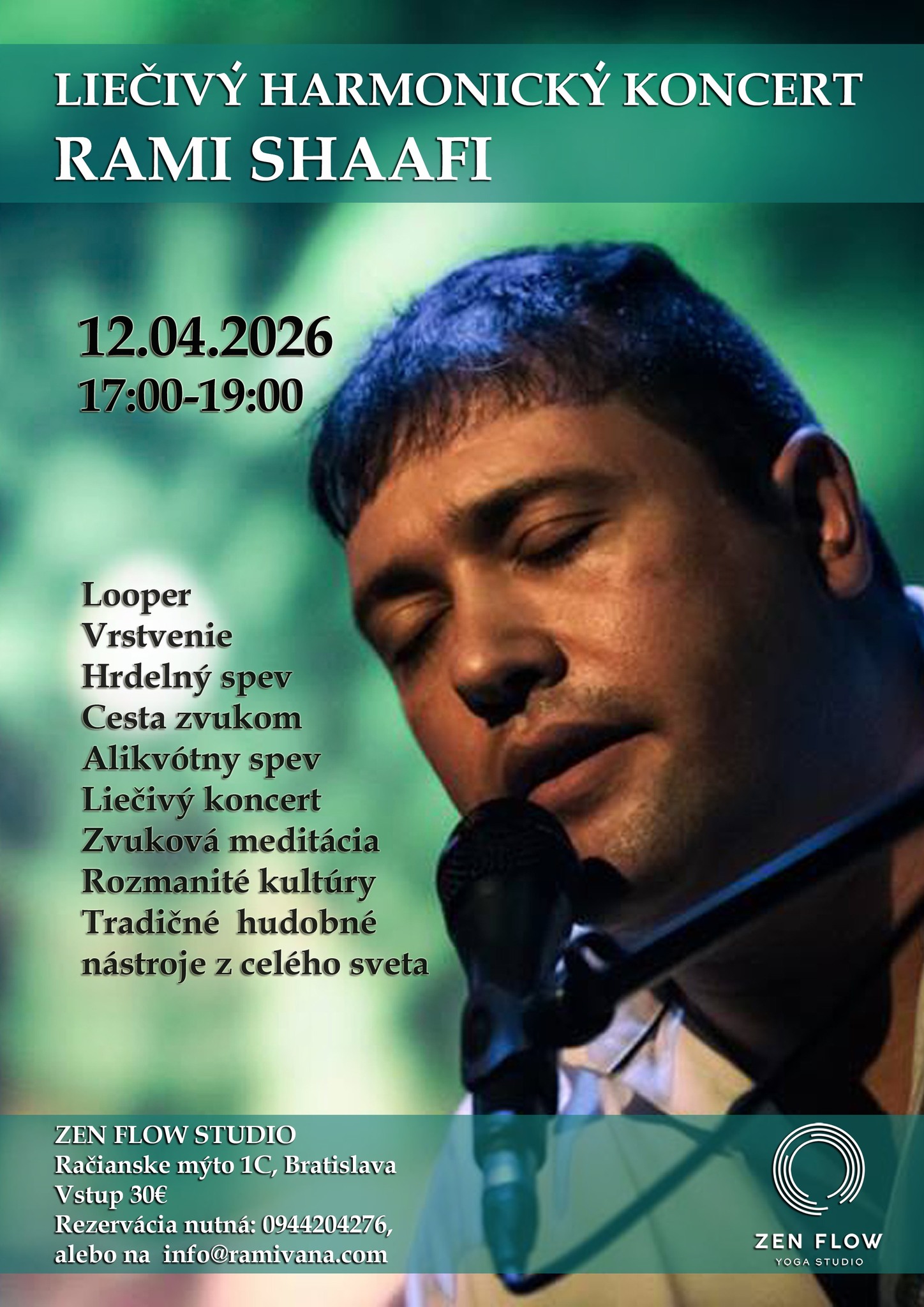Liečivý harmonický koncert - Rami Shaafi