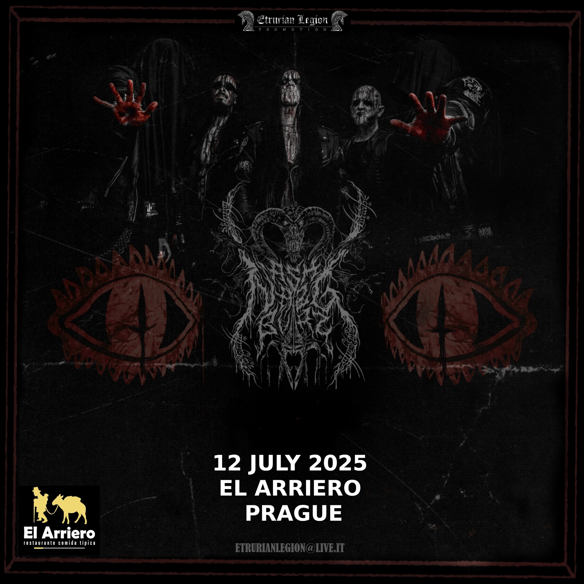 ASH NAGZ BURZ (Mexico Black Metal) - LIVE IN PRAGUE