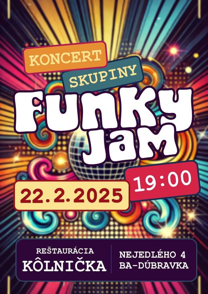 Hudobný večer v Kôlničke - FunkyJam